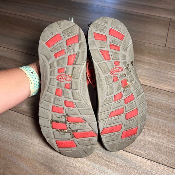 Chaco Pink Pattern Casual Waterproof Sandals Women 6 - Picture 7 of 7